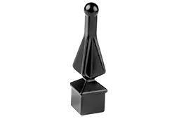 Southeast Louisiana aluminum fence quad finial