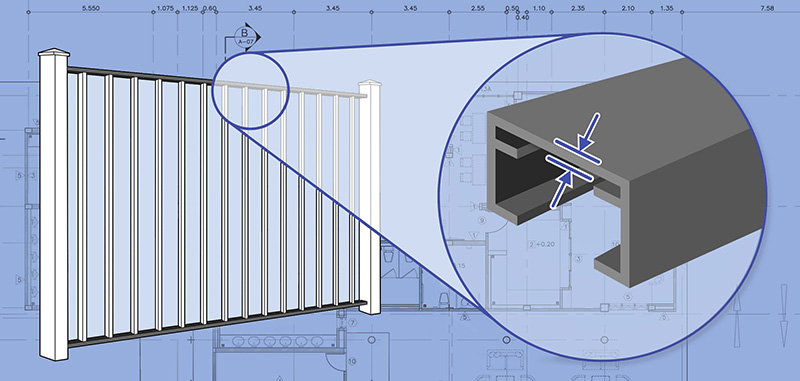 Southeast Louisiana Aluminum fence Rails installation company