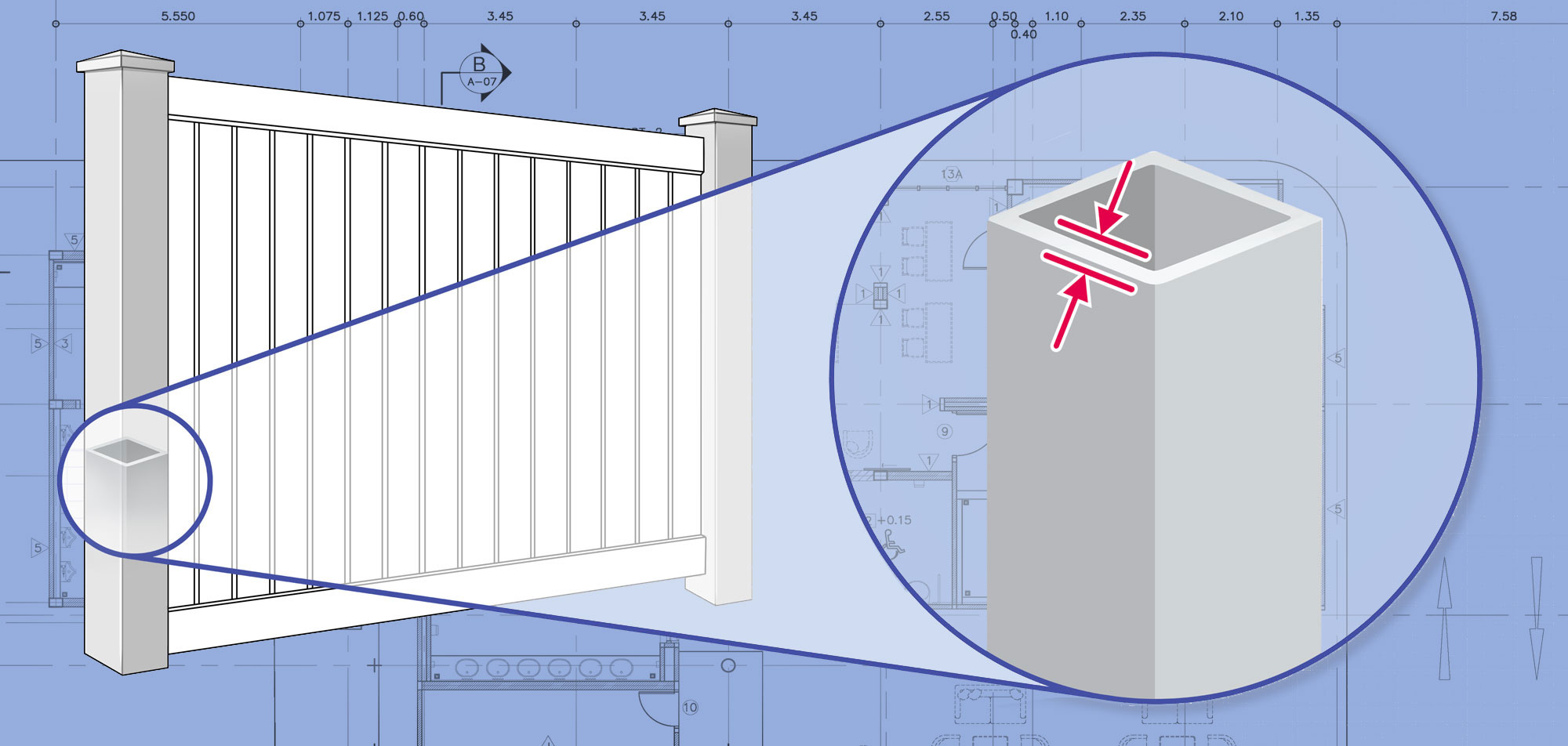 Southeast Louisiana Vinyl fence Posts installation company