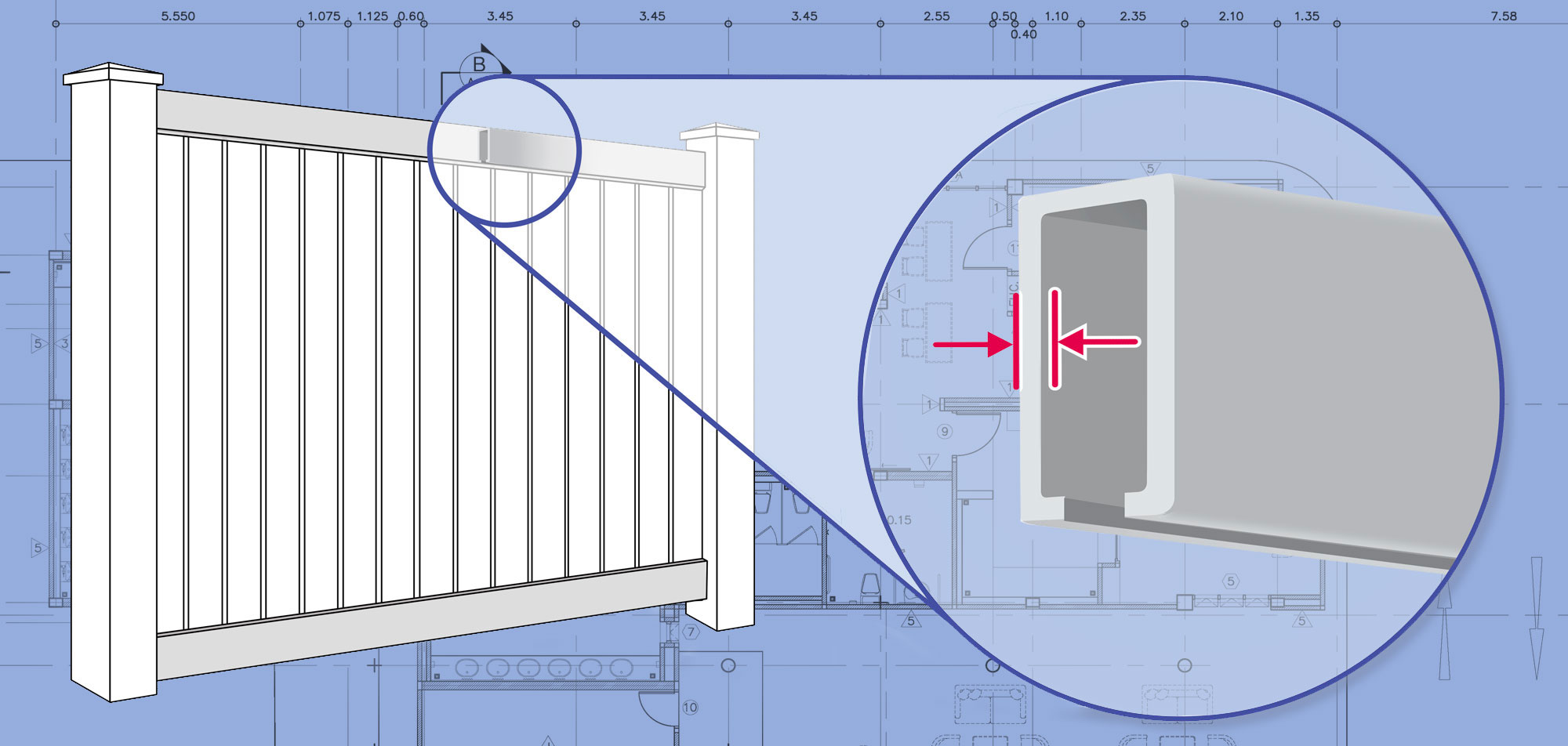 Southeast Louisiana Vinyl fence Rails installation company